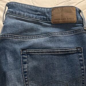 American Eagle Outfitters Men's Light Blue Denim Jeans